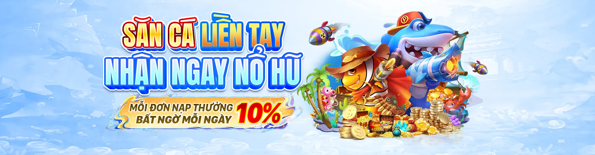Hình ảnh quảng cáo chính cho trang khuyến mãi của vin68 nhà cái